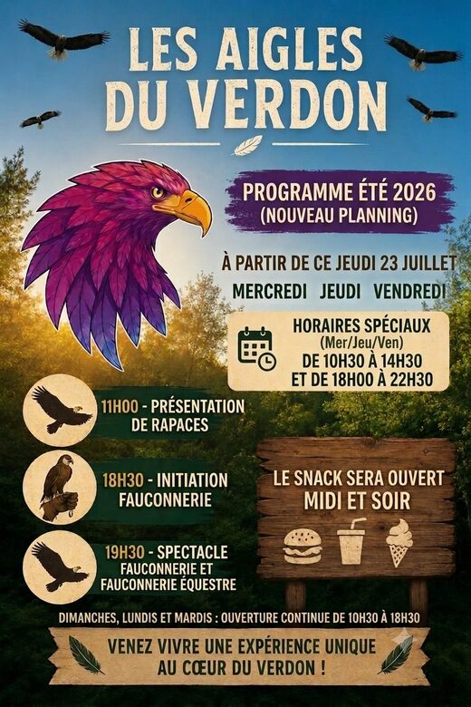 Découverte et Aventures avec Les Aigles du Verdon à Gréoux Les Bains